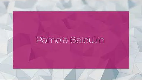 Pamela Baldwin - appearance