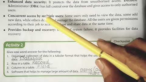 IGCSE ICT Class 8 - Database management : MS Access (part 3)