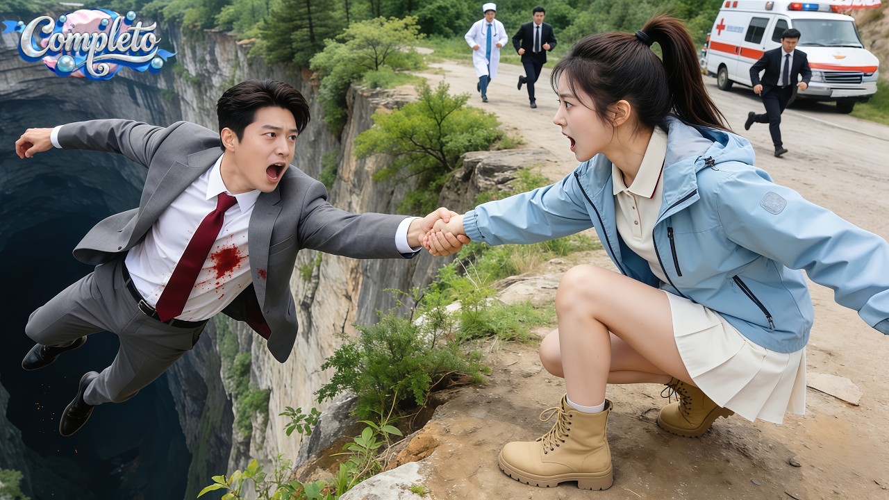 Nadie Notó Que CEO Cayó del Acantilado,Pero Pobre Chica Arriesgó Vida y Lo Salvó—¡Amor Nació!