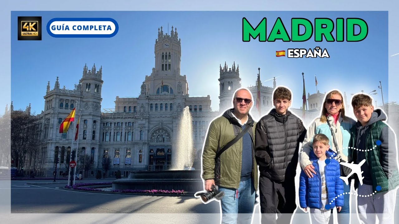 ✅ QUÉ HACER en MADRID en 4 DÍAS - Guía Completa 2025 🇪🇸 España - Puerta del Sol - Palacio Real