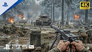 COD WW2 - BATTLE OF HURTGEN FOREST - DEATH FACTORY | Realistic Ultra Graphics Gameplay - 4K