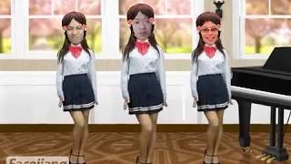 Gara2 aplikasi ini Jadi ketawa terus. Cherry Blossom dance screenshot 3