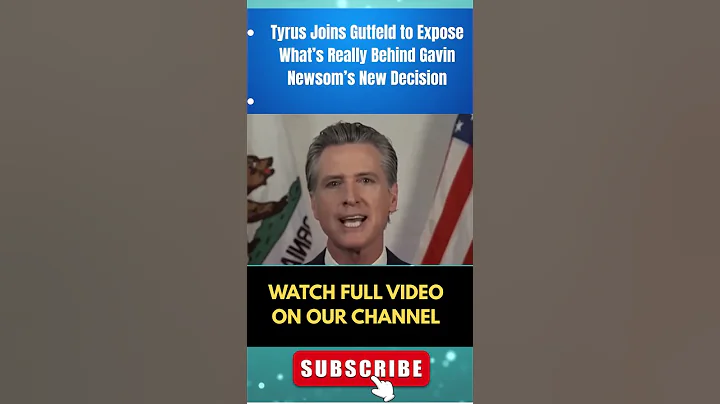 Tyrus Joins Gutfeld to Expose What’s Really Behind Gavin Newsom’s New Decision