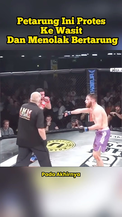 Petarung Ini Protes Karena Wasit Kurang Tanggap #shorts