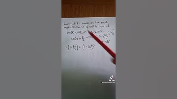 Small Angle Approximation- A Level Maths