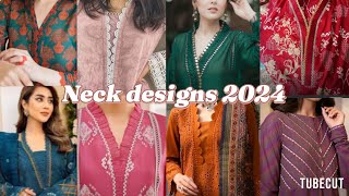 Neck designs 2024 | beautiful neck designs | summer gala designs 2024 | trendy neck designs #dreess