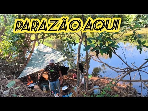 I fished, built a wood-burning stove on the riverbank, and cooked a killer meal.