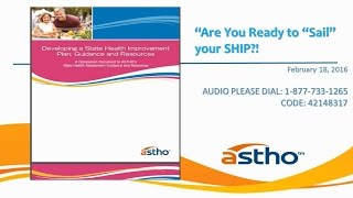 Developing a State Health Improvement Plan (SHIP) learning series (3 of 4)