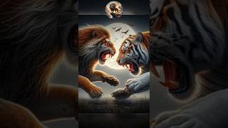 Tiger VS Lion The Powerfull Lion Atittude viral trending shortsfeed shorts