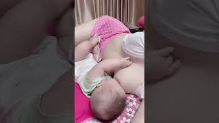 Breastfeeding: Feeding a Baby with Pretty Mother Part 31 #beautiful #breastfeeding #amazing