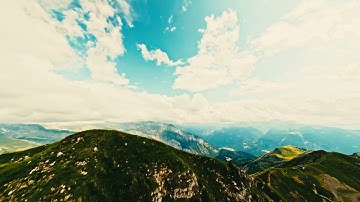 Davinci Resolve Optical Flow Example - FPV drone in the mountains