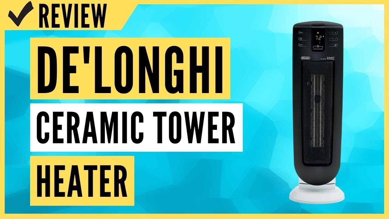De'Longhi Ceramic Tower Heater, Quiet 1500W Review - YouTube