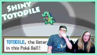 Soft Resets for Shiny Starter - Totodile! Pokemon Heartgold/Soulsilver [Twitch Highlight]