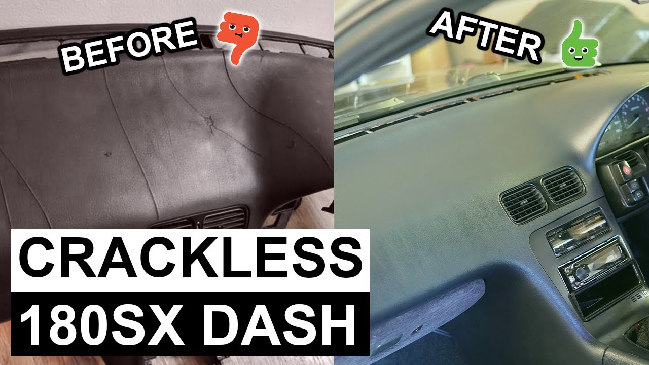 Fixing The 180sx Cracked Dash! | How To