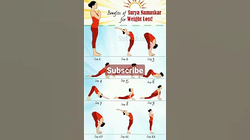 #yoga #fitness/// Surya namaskar  for weight loss!
