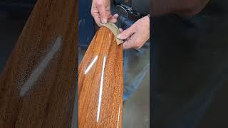 Measuring Up Brass For A Wooden Tiger Moth Airplane Propeller - Fox Props NZ
