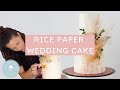 Abstract Wedding Cake with Rice Paper Sails! | Georgia's Cakes