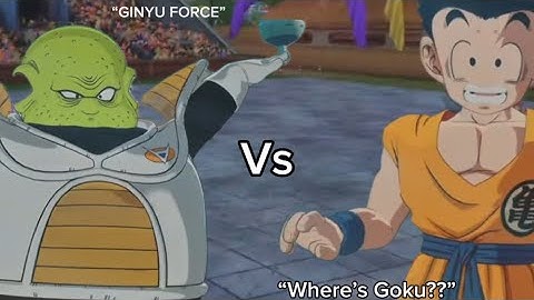 THE GINYU FORCE VS THE WAIT FOR GOKU SQUAD (CPU) DRAGON BALL SPARKING ZERO