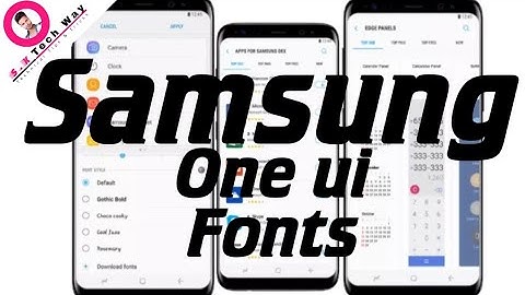 How To Install Any 74Fonts For FREE In Samsung Galaxy A50, A70 Note/S And Any Samsung One UI Devices