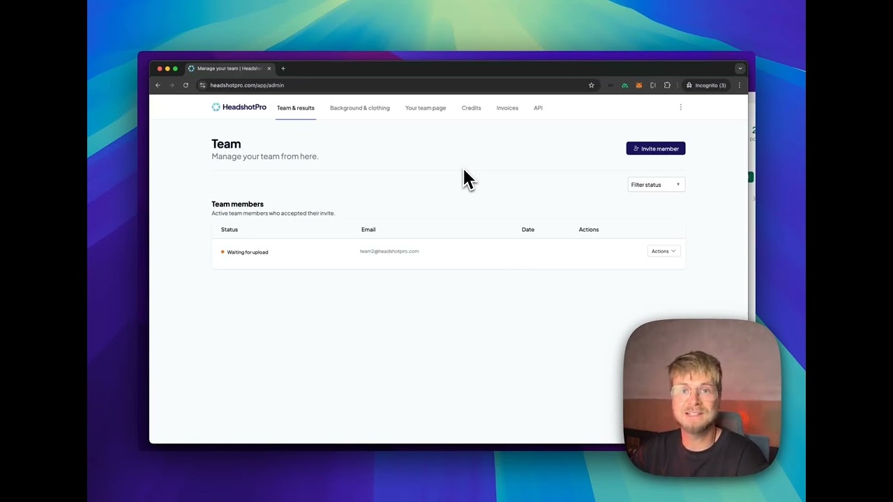 HeadshotPro For Teams Demo — video thumbnail
