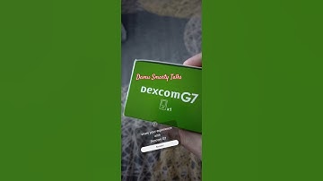 Dexcom G7 Bluetooth continuous glucose monitor  Part1 #dexcomg7 #dexcom #cgm #viral #shortvideo