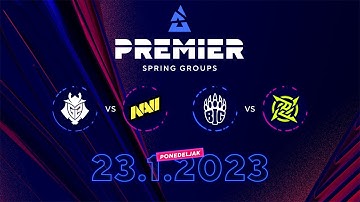 [CS:GO] BLAST PREMIER SPRING GROUPS 2023 - G2 Esports vs NaVi | BIG vs NIP