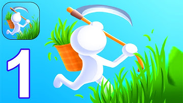 Grass.io - Gameplay Walkthrough Part 1 Tutorial Max Level (Android, iOS) #1