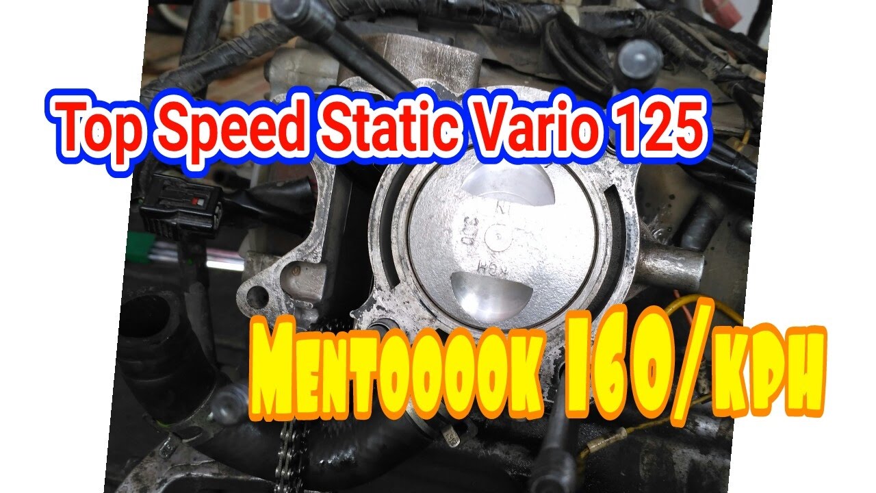 Top Speed Static Vario 125 Mentok 160 Kph YouTube