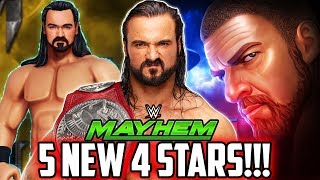 WWE MAYHEM 5 NEW 4 STAR SUPERSTARS REVEALED! SUPER SHOW-DOWN UPDATE NEWS!!! WWE MAYHEM 5 NEW 4 STAR SUPERSTARS REVEALED! SUPER SHOW-DOWN UPDATE NEWS!!!