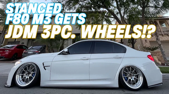 My Stanced/Bagged F80 M3 Gets New JDM 3pc. Wheels!