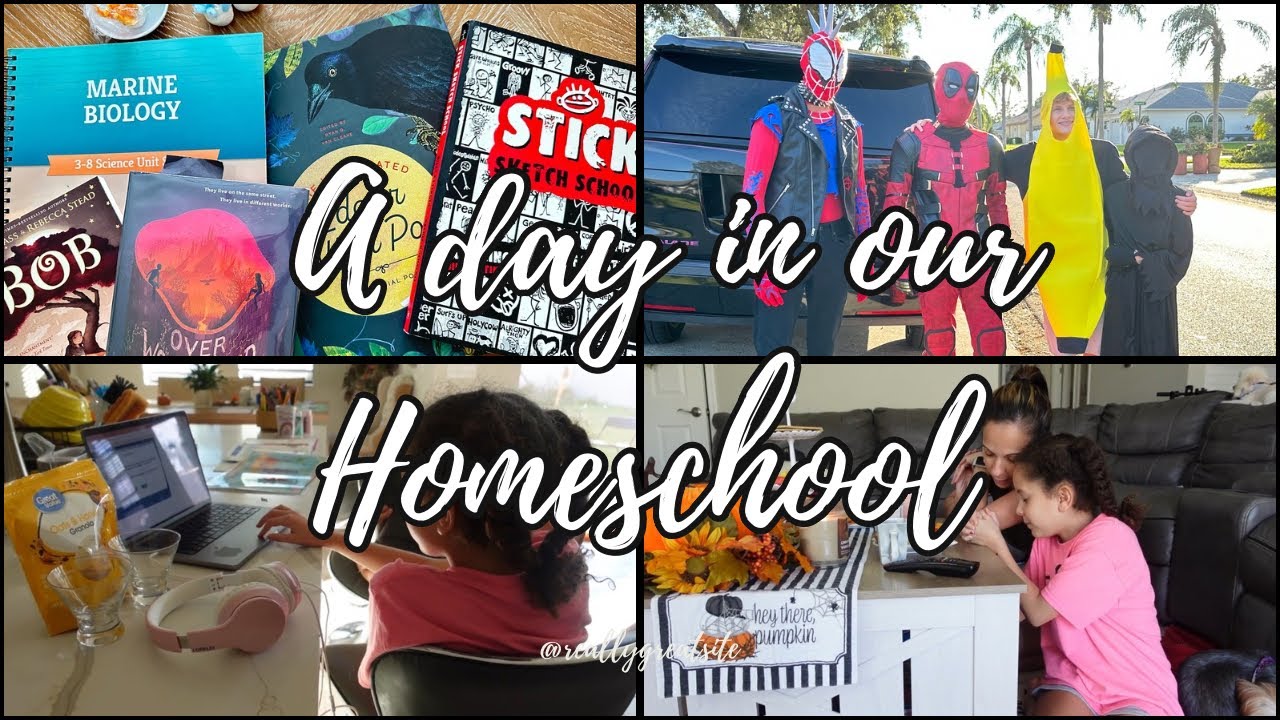 A Day in Our Homeschool Life | Realistic & Fun Homeschool Routine - YouTube