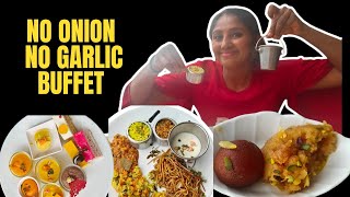 Delightful Dining: No Garlic No Onion Buffet" Sattvam Restaurant