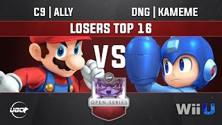 UGC Smash 4 LOSERS TOP 16  - C9 | Ally (Mario) vs DNG | Kameme (Mega Man, Wario)