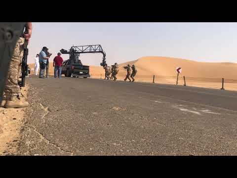 6 Underground, behind the scenes, attack on convoy scene 2