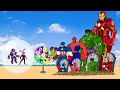 Team hulk iron man rescue spiderman  returning from the dead secret  super heroes movies