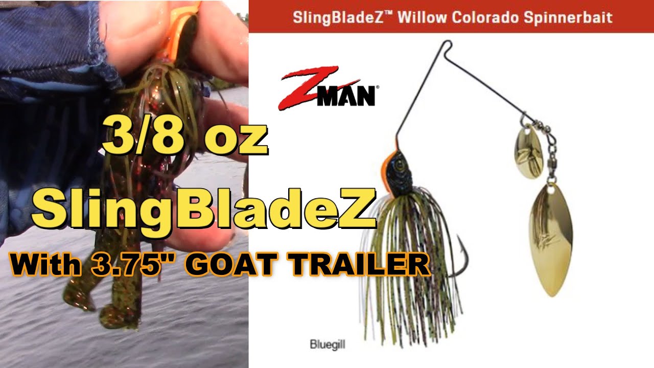 3/8 oz Z-Man SlingBladeZ with GOAT Trailer 