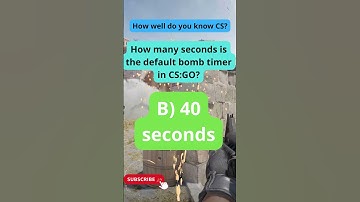 Default Bomb Timer in CS2  #cs2 #csgo #csgoskins #bombtimer  #gameplay  #trivia