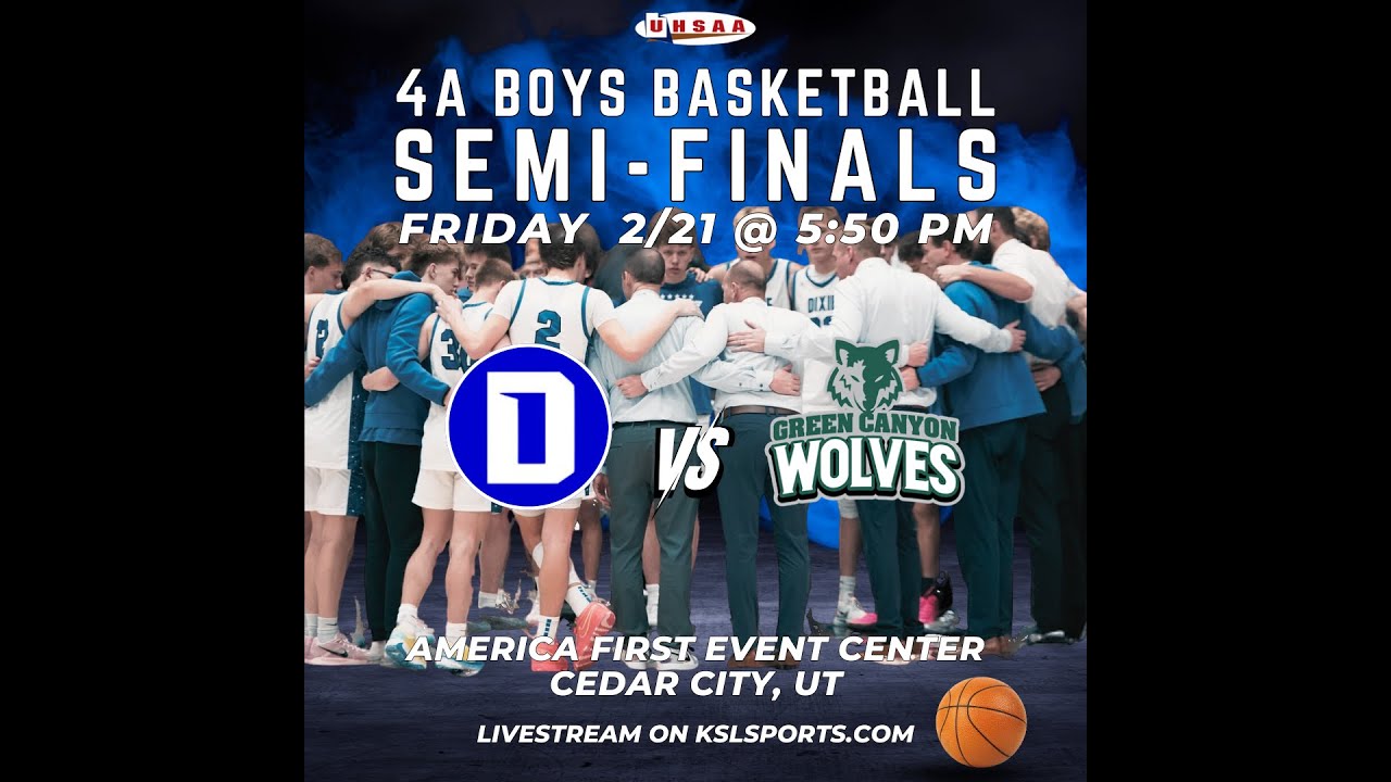 '24-'25 4A State Semi-Final Boys Basketball: Dixie vs Green Canyon