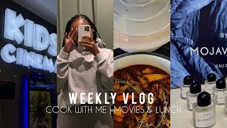 #weeklyvlog | Cook a Hearty Meal with Me | Movies \u0026 Lunch Date