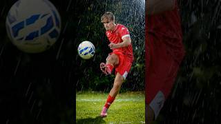 Bullet Time Football orbit 360 video shot