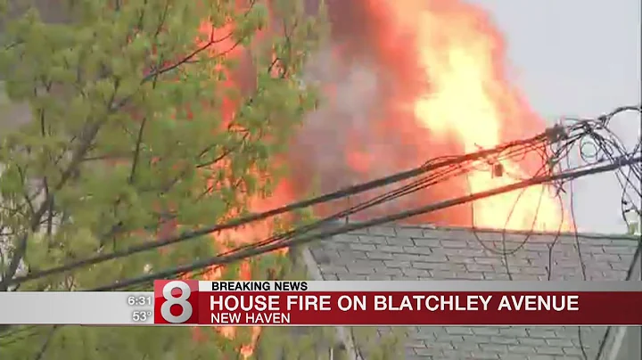 New Haven FD respond to 2-alarm fire on Blatchley ...