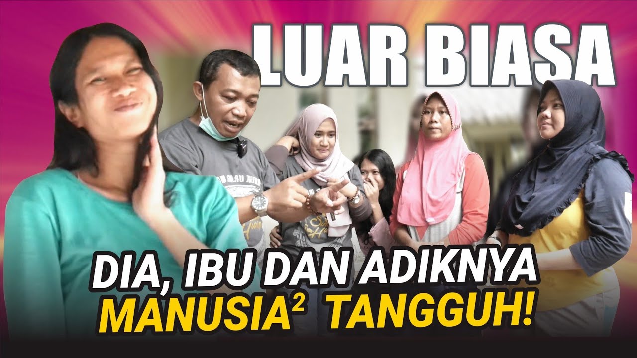 MBAK CANTIK❤️💯❗😍ADIKNYA YG TUNA WICARA SAMPAI MENANGIS, KAKAKNYA PULANG