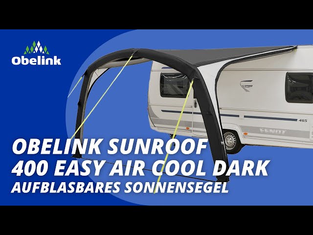 Obelink Sunroof Easy Air Cool Dark, Aufblasbares Sonnensegel