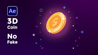 Shiny 3D Coin Animation | After Effects Tutorial screenshot 3