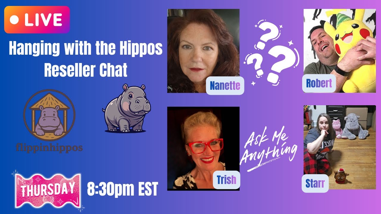 LIVE Reseller Ask US Anything | Trish Glenn Zombie Bargain Hunter Grandmas Secret Shop