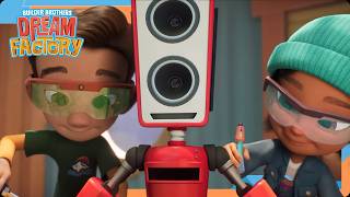 Twinbots & the Haunted Train Adventure! 🤖| Builder Brothers Dream Factory | Cartoons for Kids