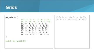 Python- 2D Lists