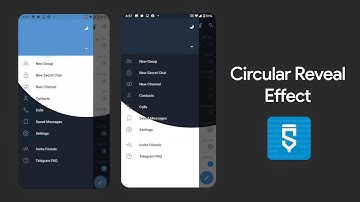 How to Create a Circular Reveal Effect like in Telegram | in #Sketchware