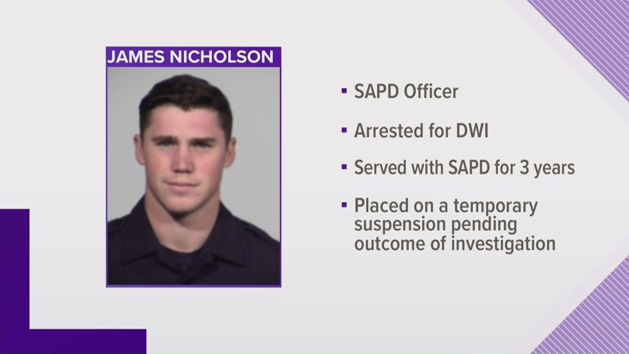 SAPD officer arrested for DWI - YouTube