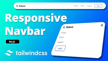 How to Make Responsive Navbar in Tailwind in 7 min | Tailwind Only | Source Code